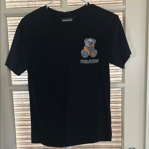 Black T-Shirt with Graphic Design